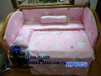 Chăn ga gối quây cũi Hàn Quốc HPK28 